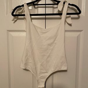 Off white free people bodysuit